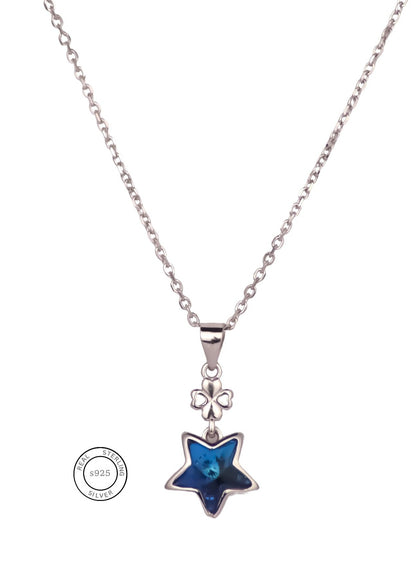 Silver Starry Night Necklace