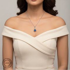 Silver Starry Night Necklace