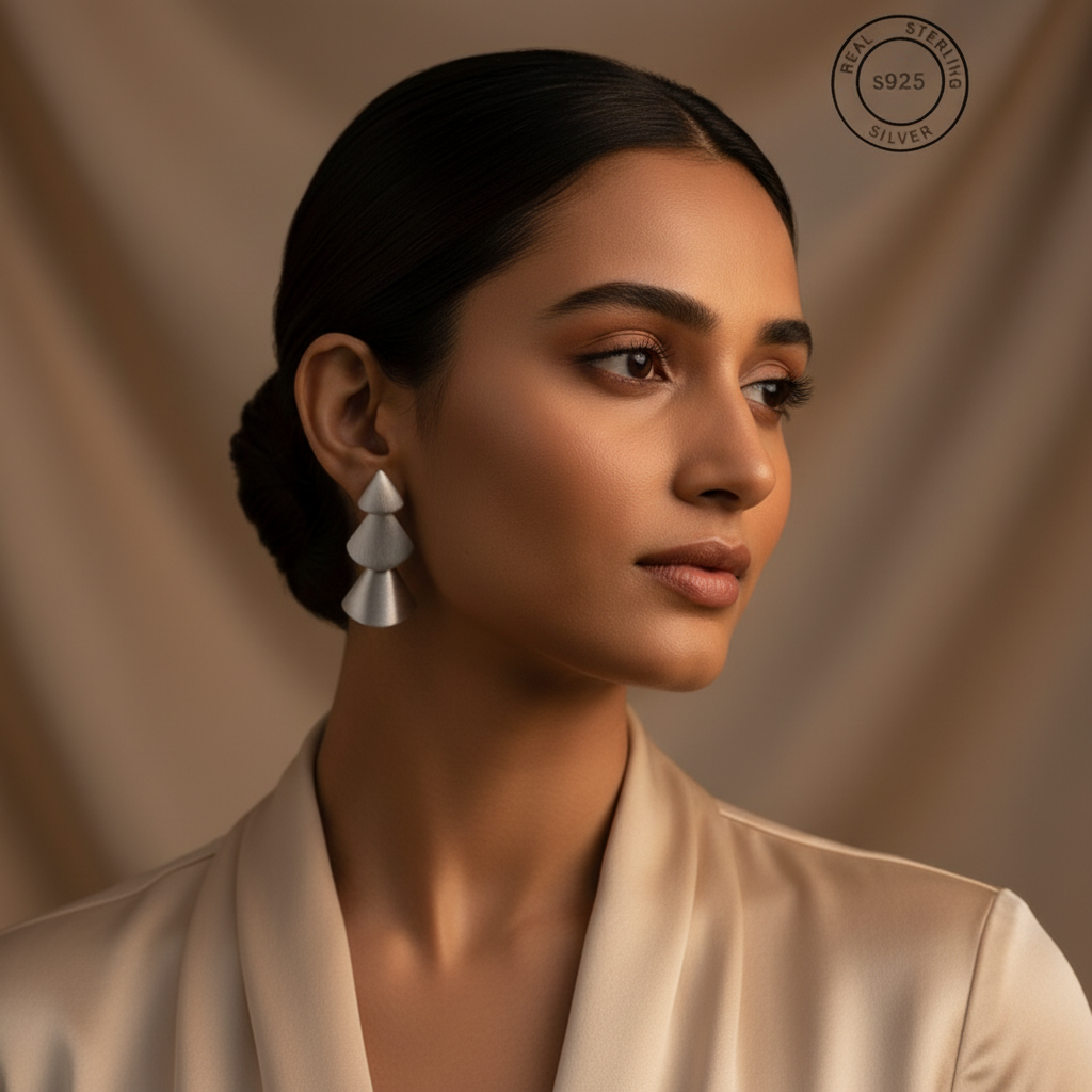 Silver Radiant Charm Danglers