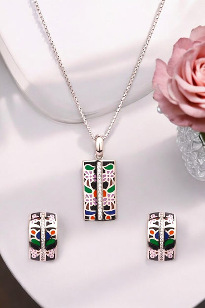 Silver Artistry Elegance Pendant Set