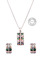 Silver Artistry Elegance Pendant Set