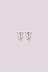 Silver Radiant Zircon studs