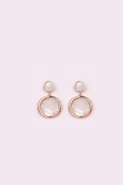 Rosegold Timeless Mother of Pearl dangles