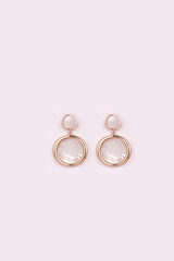 Rosegold Timeless Mother of Pearl dangles