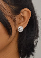 Silver Modern Elegance Round Pendant Set