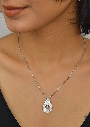 Silver Nature’s Elegance Pendant Set