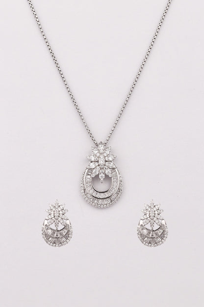 Silver Nature’s Elegance Pendant Set