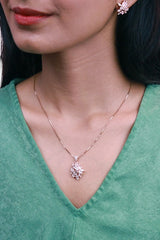 Rosegold Royal Elegance Pendant Set