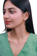 Rosegold Mystic wings Pendant set