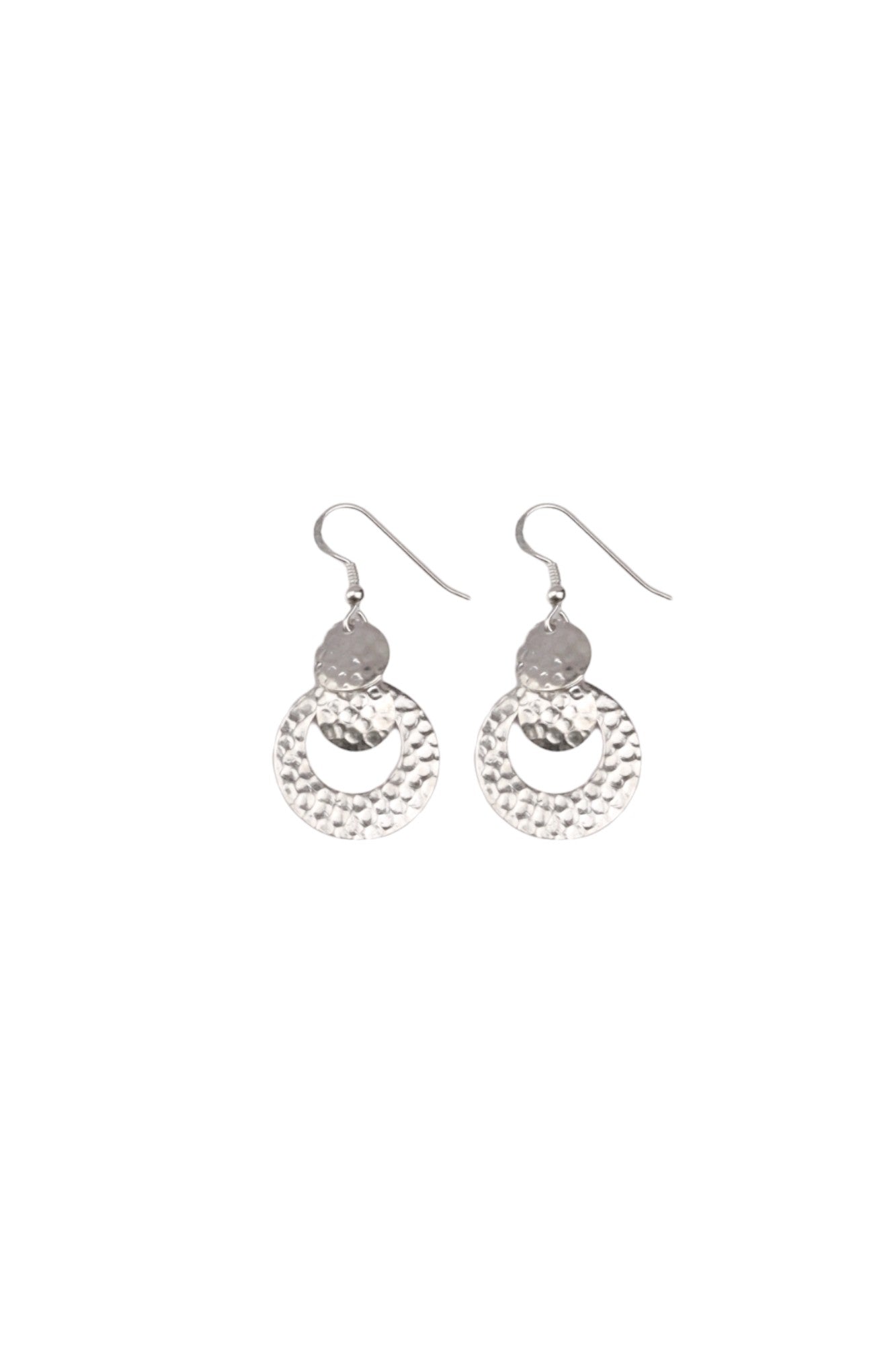 Silver Moonlight Chandbali Danglers