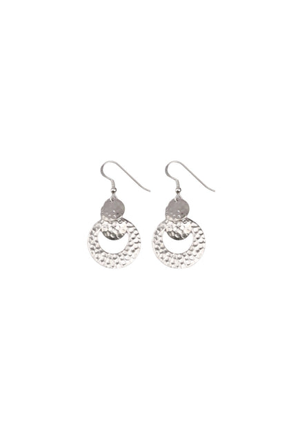 Silver Moonlight Chandbali Danglers