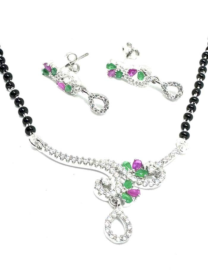 925 Sterling Silver Radiant Bliss Mangalsutra