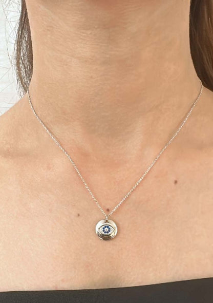 925 Sterling Silver Evil Eye Necklace