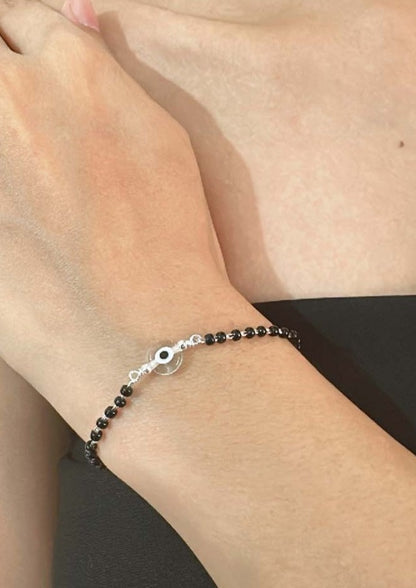 925 Sterling Silver Evil Eye Bracelet