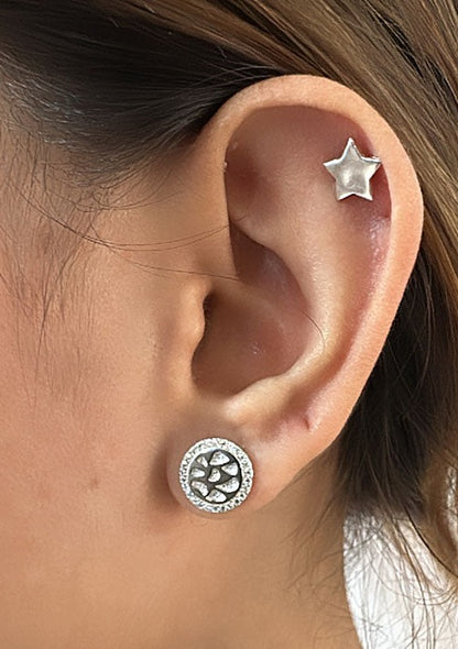 Elegance Essence 925 Sterling Silver Studs