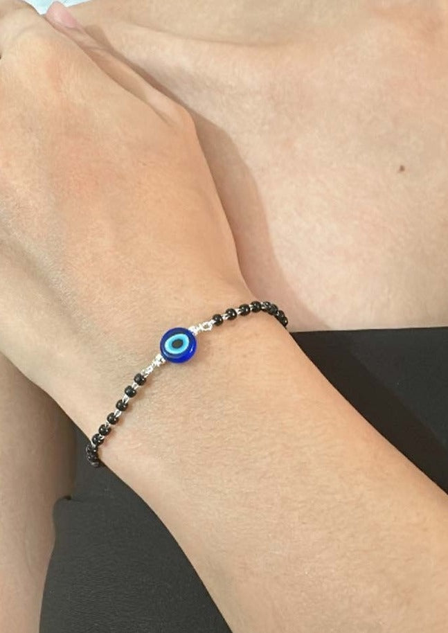 925 Sterling Silver Evil Eye Bracelet