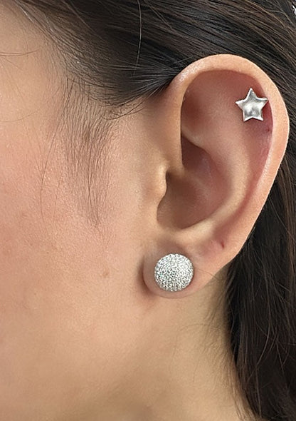 Zircon Love 925 Sterling Silver Studs