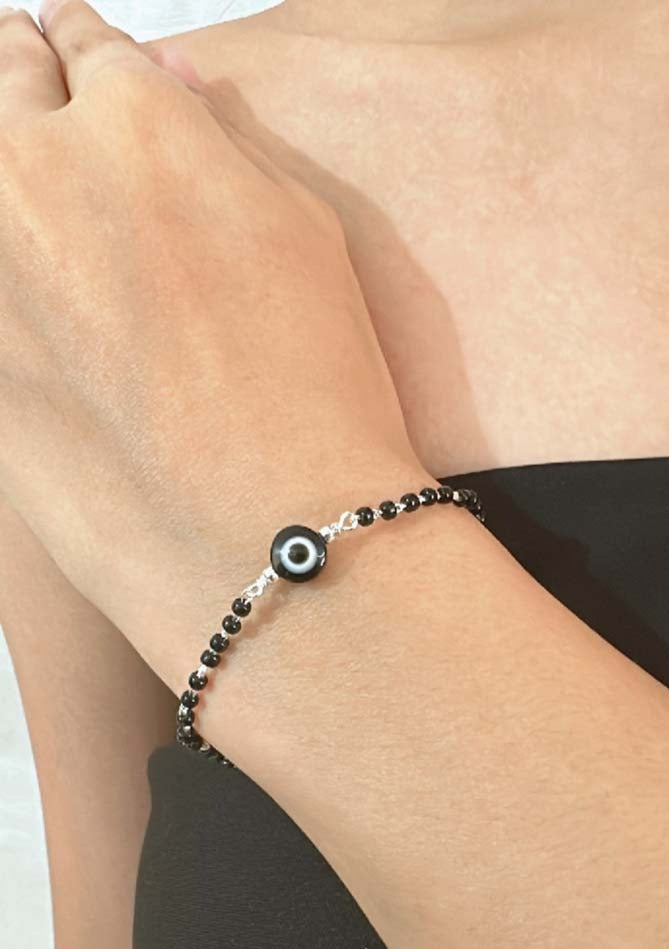 925 Sterling Silver Evil Eye Bracelet