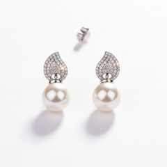 Silver Pearl Essence Pendant Set