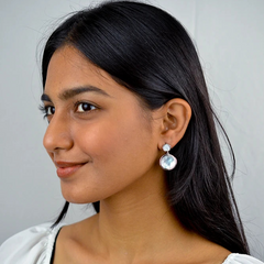 Rosegold Timeless Mother of Pearl dangles