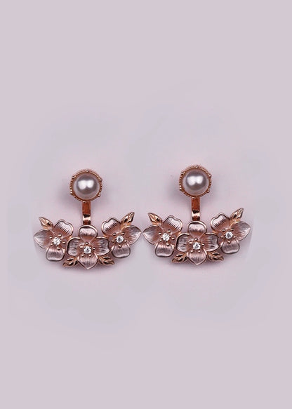 Rosegold Floral Fusion Earrings