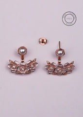 Rosegold Floral Fusion Earrings