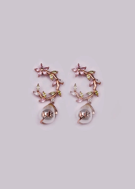 Rosegod Pearl Fusion Earrings