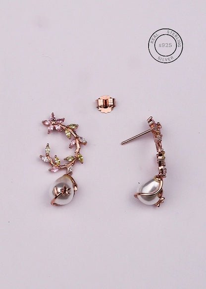 Rosegod Pearl Fusion Earrings