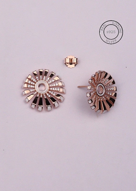 Rosegold Radiant Studs