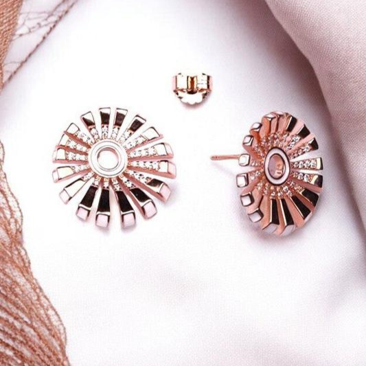 Rosegold Radiant Studs