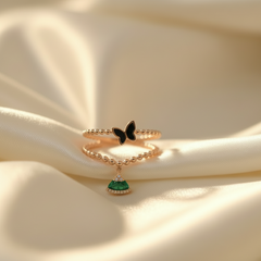 Blissful Charm Stack Ring