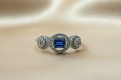 925 Sterling Silver Azure Grace Ring