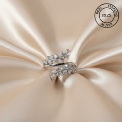 Silver Vine 925 Sterling Silver Adjustable Ring