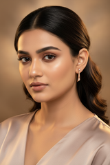 925 Sterling Silver Rosegold Danglers